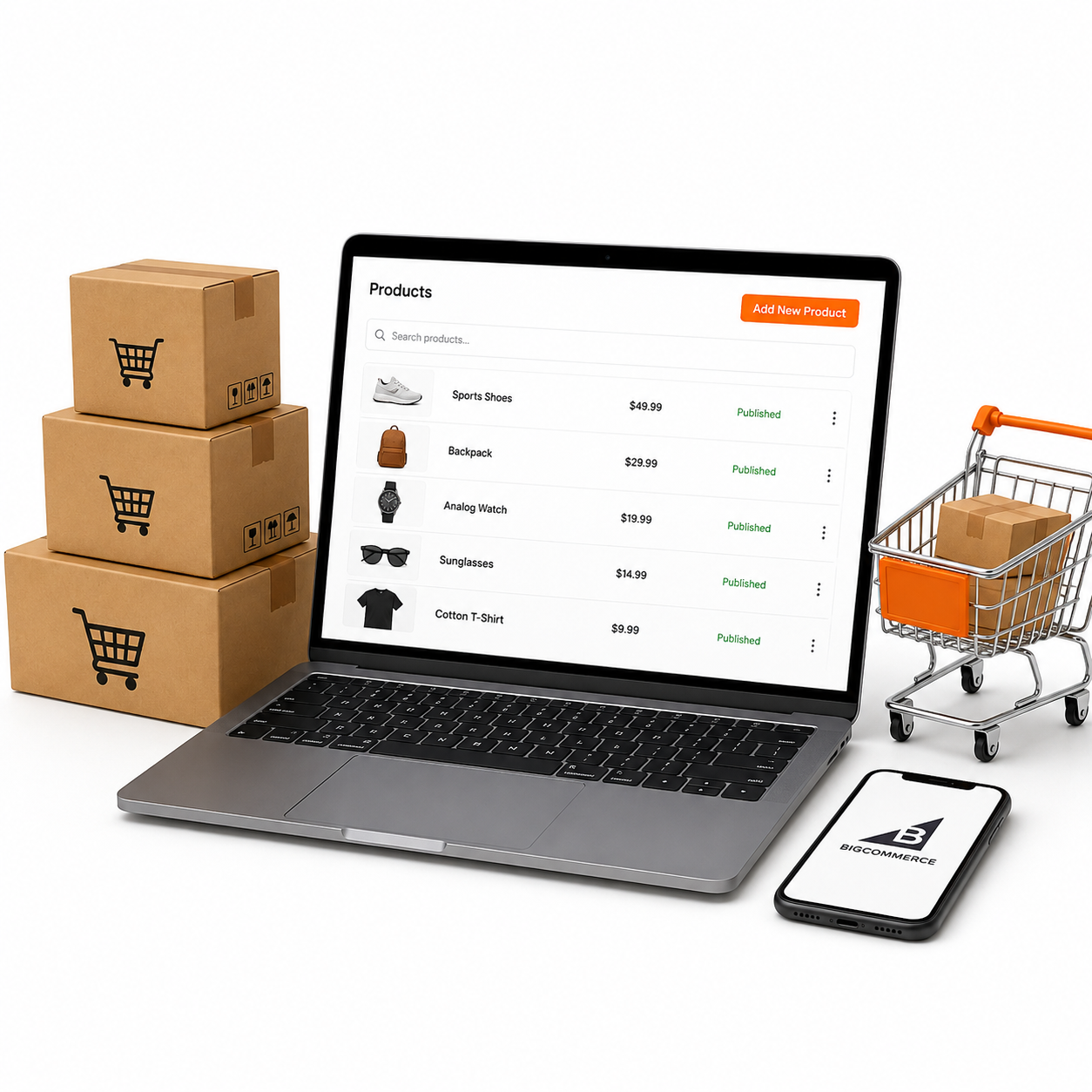 BigCommerce Product Listing